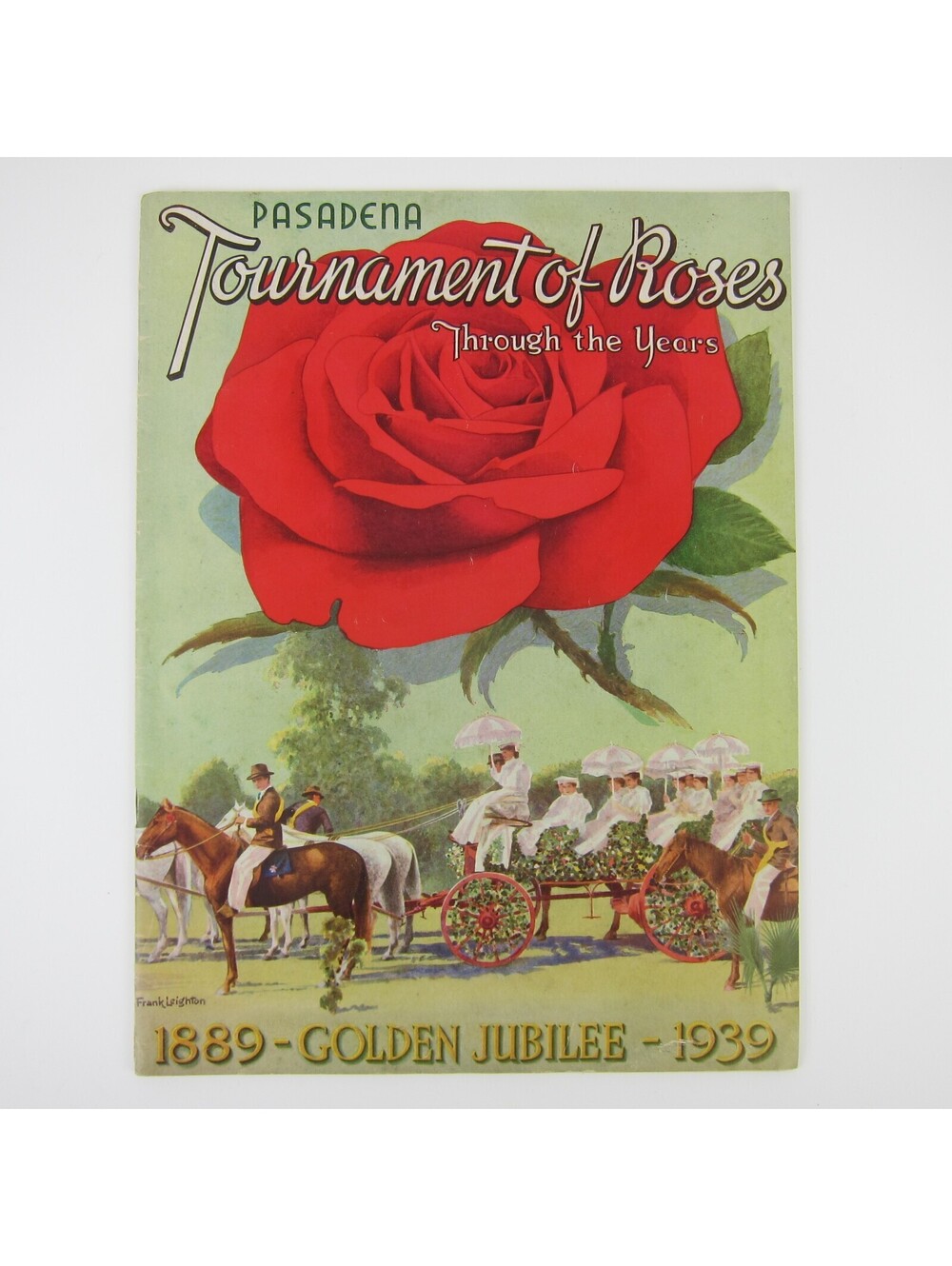 Pasadena Tournament Of Roses Magazine California Golden Jubilee 1939 Vintage